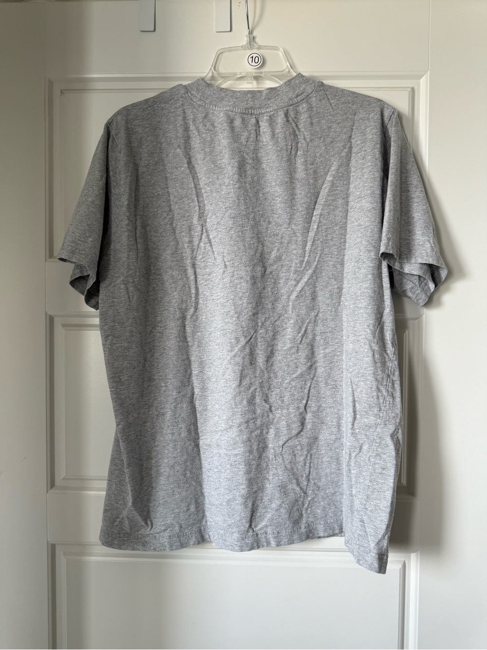 New Balance Men’s Light Gray Short-Sleeve Logo Tee - Picture 7 of 7